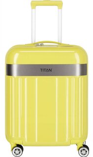 Малый пластиковый чемодан 37 л Titan Spotlight Flash Lemon Crush