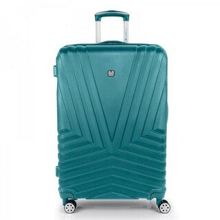 Большой пластиковый чемодан 96 л Gabol Atlanta Turquoise