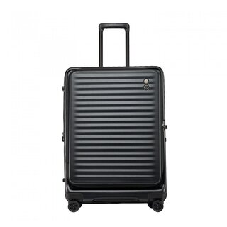 Echolac CELESTRA 72/80 л чемодан из поликарбоната на 4 колесах черный