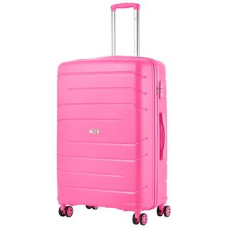 TravelZ Big Bars (L) Pink 106 л чемодан из полипропилена на 4 колесах розовый