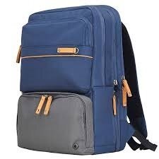 Echolac LORENZO 34 л городской рюкзак для ноутбука 17" из полиэстера синий/серый