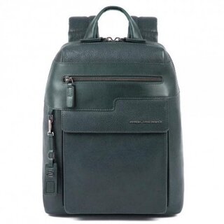 Piquadro VOSTOK 9 л городской рюкзак для ноутбука из натуральной кожи зеленый