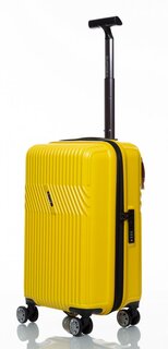 Sumdex Line-S чемодан ручная кладь на 30/40л из поликарбоната Желтый