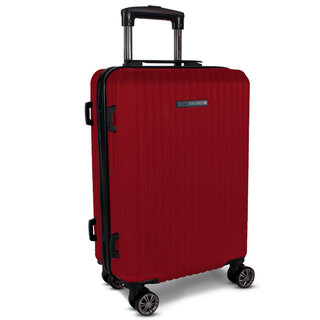 Большой чемодан Swissbrand Riga 2.0 на 106 л весом 4,3 кг из пластика Красный