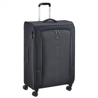 Большой тканевый чемодан DELSEY CARACAS на 100 л весом 3,4 кг Черный