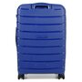 Средний чемодан Snowball 61303 на 66/79 из полипропилена Синий