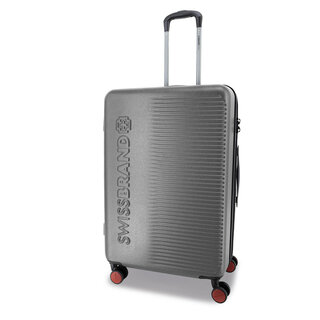 Малый чемодан Swissbrand Enstone на 45/51 л весом 2,6 кг Серый
