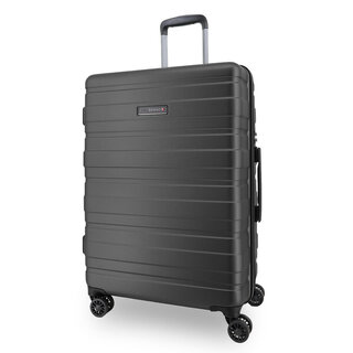 Средний чемодан Swissbrand Freya на 71/81 л весом 3,5 кг Серый
