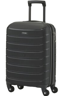 Малый чемодан на 4-х колесах 39 л Titan Limit, черный