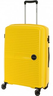 Большой чемодан на 4-х колесах 82 л Cavalet Ahus, лимонный