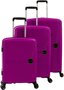 Комплект чемоданов из полипропилена Cavalet Ahus, фиолетовый