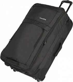 Большая дорожная сумка на 2-х колесах 100/127 л Travelite Basics Black