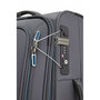 Малый чемодан Travelite Crosslite ручная кладь на 39 л Серый