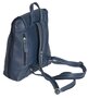 Мужская сумка-рюкзак кожаная Vip Collection 1612-F Синяя
