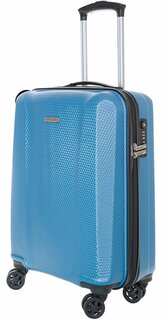Малый чемодан из поликарбоната 38 л Cavalet Aicon, голубой