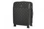 Средний чемодан на 4-х колесах 61/69 л Wenger Lumen из поликарбоната в черном цвете
