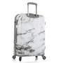 Велика валіза із полікарбонату Heys Bianco (M) White Marble