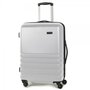 Rock Byron 60 л чемодан из ABS пластика на 4 колесах серебристый
