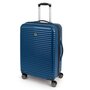 Gabol Quartz 56 л чемодан из ABS/поликарбоната на 4 колесах синий