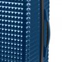 Gabol Quartz 56 л чемодан из ABS/поликарбоната на 4 колесах синий