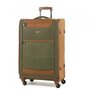 Members Boston комплект чемоданов из искусственной замши на 4 колесах оливковый