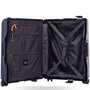 Малый чемодан Echolac FUSION ручная кладь на 38 л весом 3,1 кг из полипропилена Синий