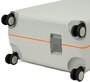 Echolac FUSION 105 л валіза з поліпропілену на 4 колесах світло-сіра