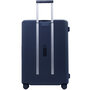 Большой чемодан Echolac FUSION на 101 л на защелках из поликарбоната Синий