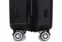 Cavalet Malibu 103/123 л валіза з ABS пластику на 4 колесах чорна