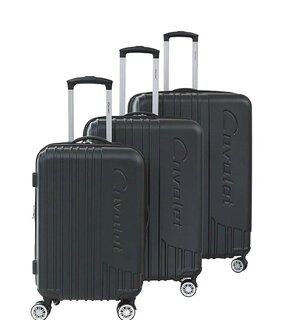 Cavalet Malibu комплект валіз з ABS пластику на 4 колесах графіт