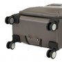 IT Luggage SATIN 98 л валіза з поліестеру на 4 колесах темно-сіра
