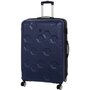 IT Luggage Hexa комплект валіз з ABS пластику на 4 колесах синій