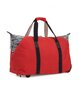 Kipling ART ON WHEELS 41 л дорожня сумка на колесах з поліаміду червона