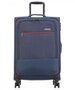Travelite ARONA 56 л чемодан из полиэстера на 4 колесах синий