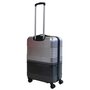Travelite FRISCO 37 л чемодан из ABS пластика на 4 колесах серый/черный