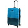 Travelite FRISCO 37 л чемодан из ABS пластика на 4 колесах голубой/синий