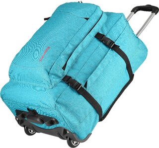 Travelite Basics  29 л чемодан-рюкзак из полиэстера на 2 колесах бирюзовый