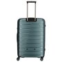 Большой чемодан Travelite AIR BASE на 105 л из полипропилена на 4 колесах Голубой