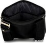 Acciaio Polo 1 л сумка на плечо из натуральной кожи и нейлона черная