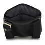 Acciaio Polo 3 л сумка на плечо из натуральной кожи и нейлона черная