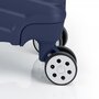 Gabol Atlanta 96 л чемодан из ABS пластика на 4 колесах синий