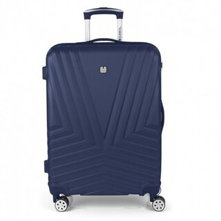Gabol Atlanta 57 л чемодан из ABS пластика на 4 колесах синий
