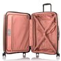 Heys Metallix 88 л чемодан из дюрафлекса на 4 колесах розовый