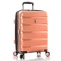 Heys Metallix 51 л валіза з дюрафлексу на 4 колесах рожева