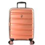 Heys Metallix 51 л валіза з дюрафлексу на 4 колесах рожева