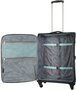 CARLTON Skylite 61 л чемодан из текстиля на 4 колесах серый