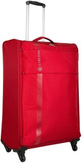 CARLTON Skylite 94 л чемодан из текстиля на 4 колесах красный