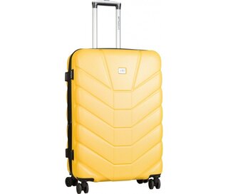 CAT Armis 104 л чемодан из пластика расширением на 4 колесах желтый