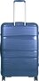 JUMP Tenali 101 л чемодан из полипропилена на 4 колесах темно-синий