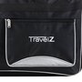 TravelZ Wheelbag 90 Black 90 л сумка дорожная на колесах из полиэстера черная